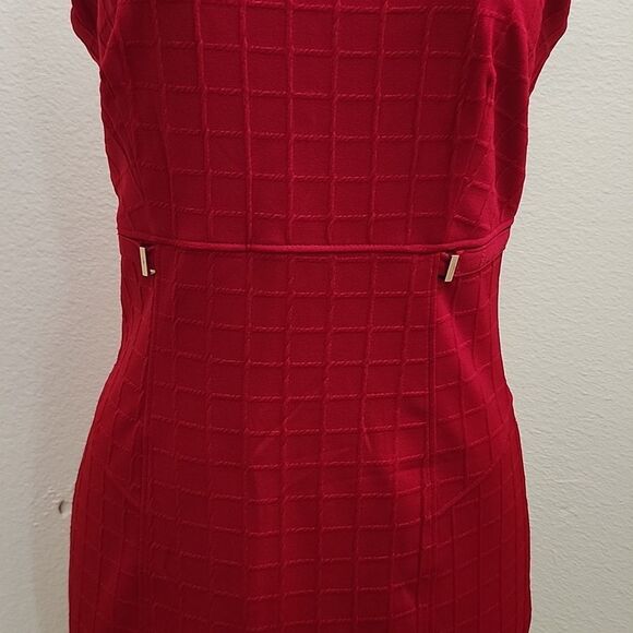 BRAND NEW STELLA &JULIE SLEEVELESS INVIBLE BACK ZIPPER ROUND NECK DRESS - Picture 13 of 16